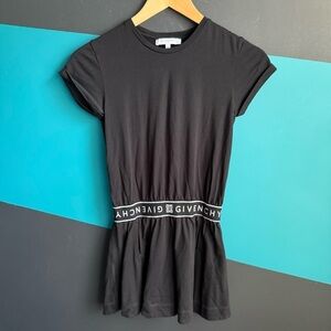 Givenchy Black Logo Waist Dress